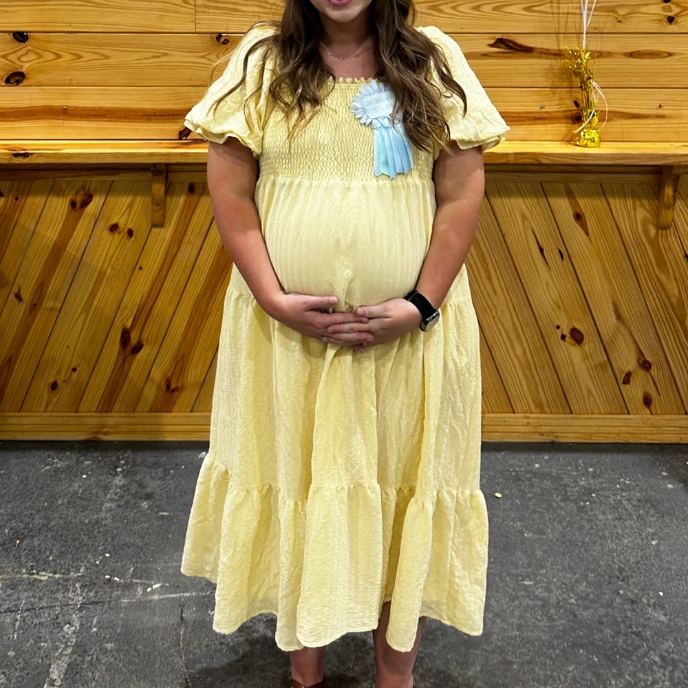 PINK BLUSH DRESS WORN ONCE